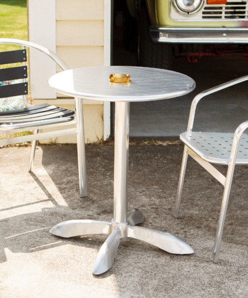 アルミラウンドテーブル(直径60×高さ37.5cm) DULTON（ダルトン） 家具 ALUMINUM ROUND TABLE 60/アルミニウム