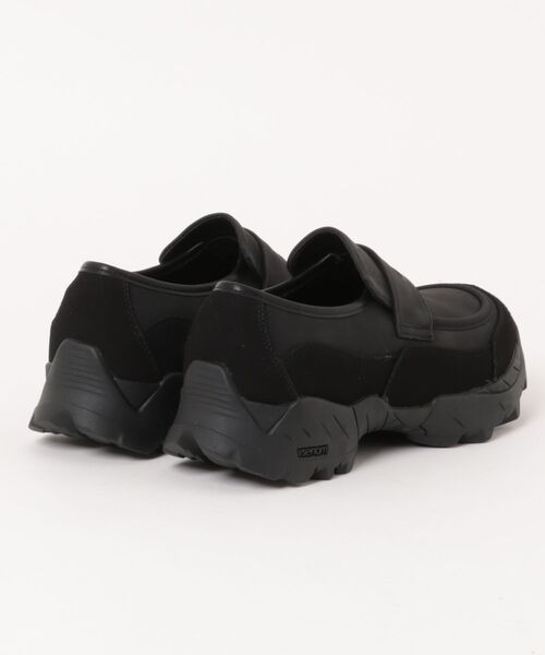 Revo. ローファー 合皮レザー フェイクスエード チャンキーソール