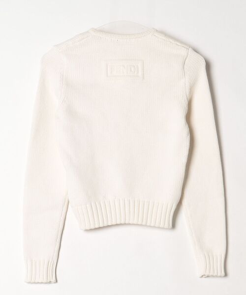 FENDI（フェンディ） 長袖ニット 38 ホワイト レディース : ZOZOTOWN 