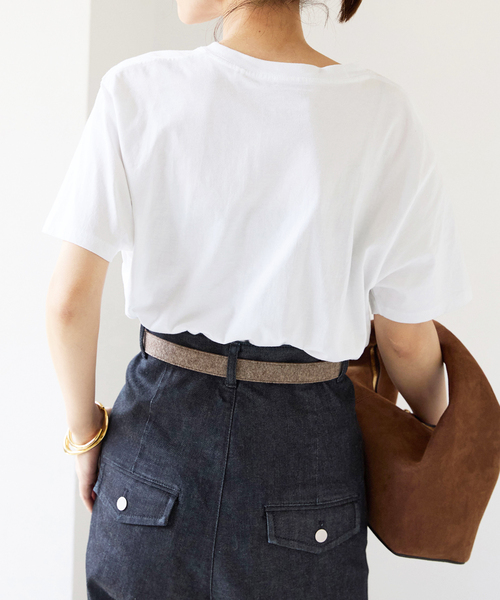 「MAISON BOINET」 ベルト 70 ライトグレー レディース_画像2