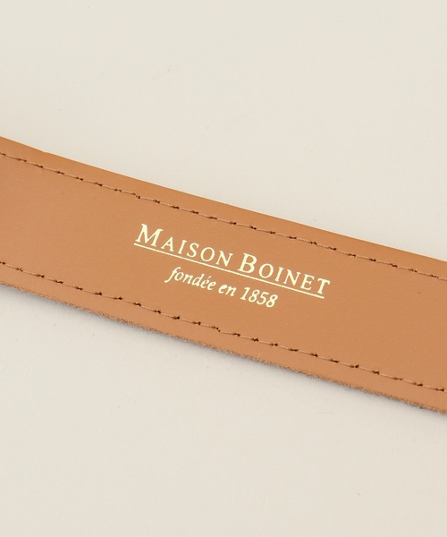 「MAISON BOINET」 ベルト 70 ライトグレー レディース_画像6