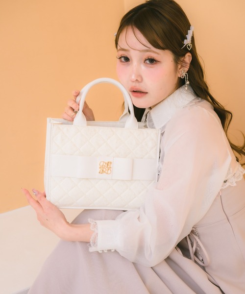 クチュールバイロジータ ショルダーバッグ バッグ ジャガードリボン 