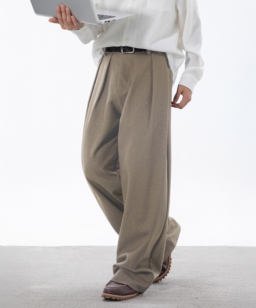 「CORPUS TOKYO」 スラックス 1 グレー メンズ_画像3