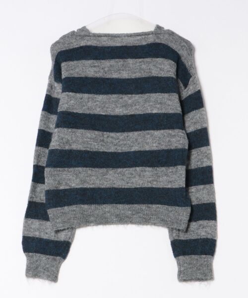 「LADY LIKE」 長袖ニット M グレー レディース_画像2