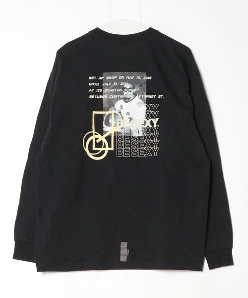 「CHARI&CO」 長袖Tシャツ L ブラック メンズ_画像2