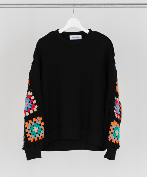 「DISCOVERED」 スウェットカットソー SMALL ブラック メンズ