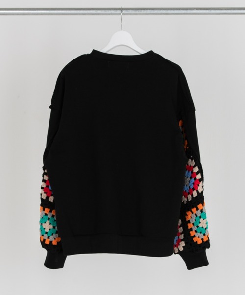 「DISCOVERED」 スウェットカットソー SMALL ブラック メンズの画像