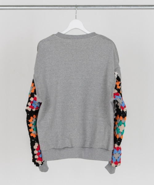 「DISCOVERED」 スウェットカットソー SMALL ブラック メンズの画像