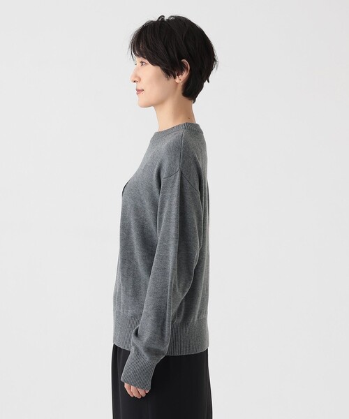 「Afternoon Tea」 長袖ニット MEDIUM グレー レディース_画像3