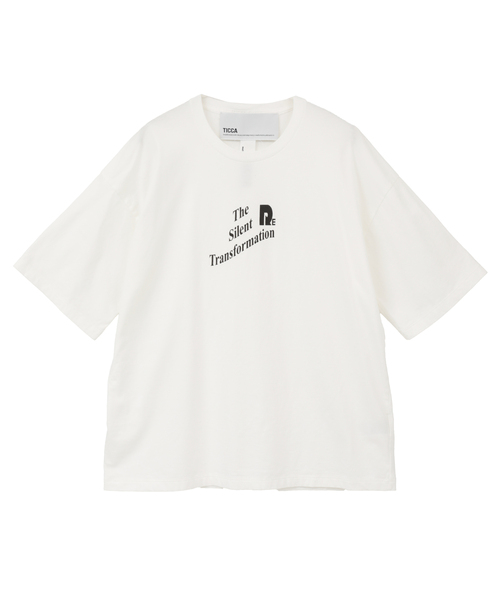 Liesse（リエス） tシャツ 「別注」「TICCA/ティッカ」ロゴTシャツ 