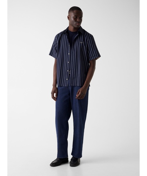 GUESS（ゲス） シャツ 半袖 YARN Dyed Crinkle Shirt シャツ メンズ