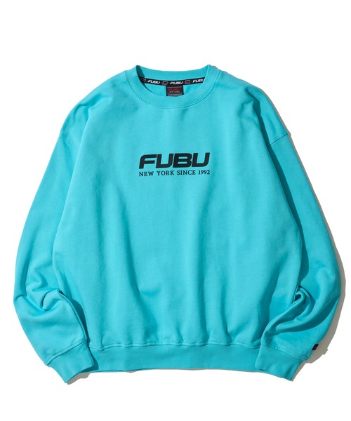 「FUBU」 スウェットカットソー LARGE ホワイト メンズ_画像2