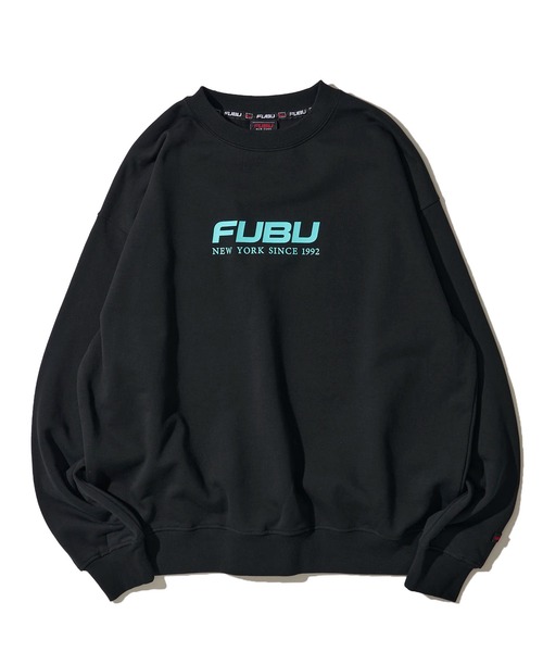「FUBU」 スウェットカットソー LARGE ホワイト メンズ_画像6