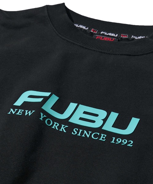 「FUBU」 スウェットカットソー LARGE ホワイト メンズ_画像8