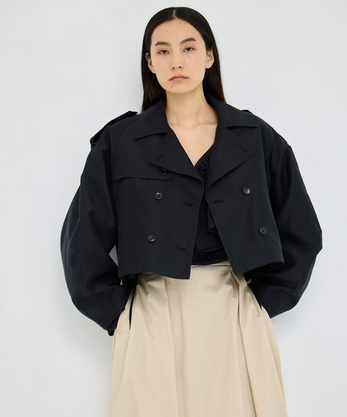 CLANE（クラネ） トレンチコート コート 「CLANE/クラネ」SHEER SHORT