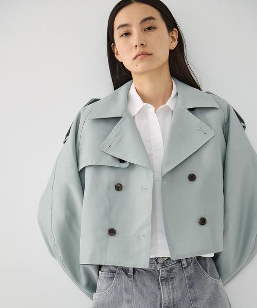 CLANE（クラネ） トレンチコート コート 「CLANE/クラネ」SHEER SHORT