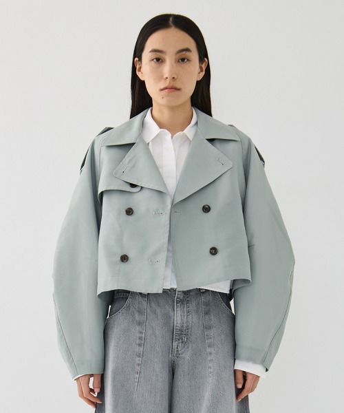 CLANE（クラネ） トレンチコート コート 「CLANE/クラネ」SHEER SHORT