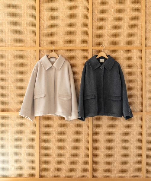 「hinari」 ジャケット FREE ベージュ レディースの画像