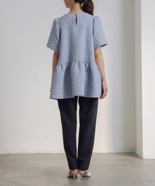 Sono（ソーノ） ブラウス シャツ 半袖 「リクエストにつき待望の再入荷