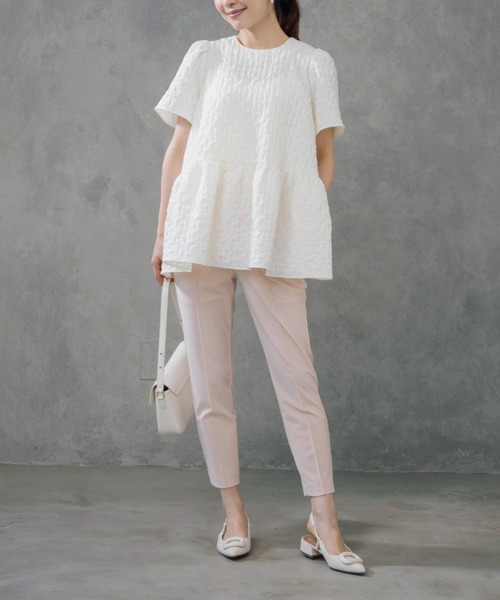 Sono（ソーノ） ブラウス シャツ 半袖 「リクエストにつき待望の再入荷