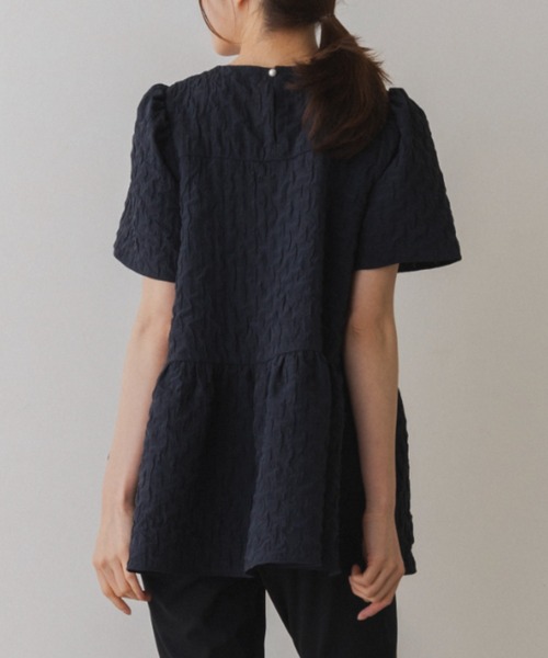 Sono（ソーノ） ブラウス シャツ 半袖 「リクエストにつき待望の再入荷