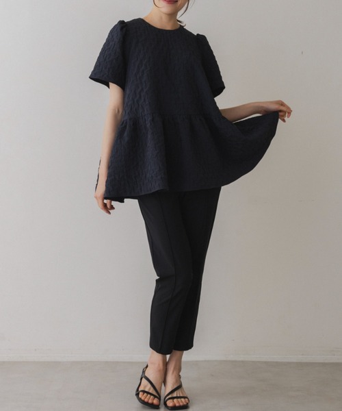 Sono（ソーノ） ブラウス シャツ 半袖 「リクエストにつき待望の再入荷