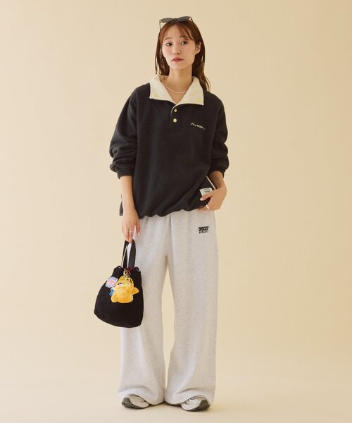 「DISCUS」 スウェットパンツ MEDIUM レッド レディース_画像3