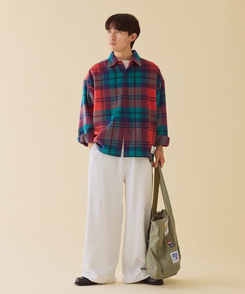 「DISCUS」 スウェットパンツ MEDIUM レッド レディース_画像5