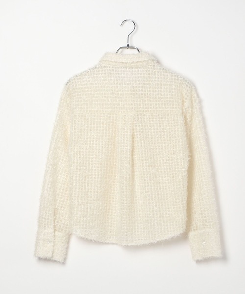 「Heather」 長袖ブラウス FREE アイボリー レディース_画像8