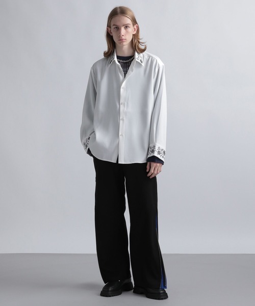 「HARE」 長袖シャツ MEDIUM ブルー系その他 メンズ_画像3