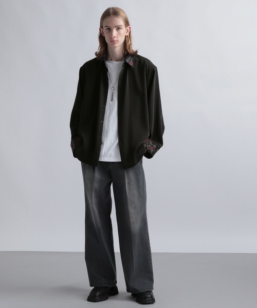 「HARE」 長袖シャツ MEDIUM ブルー系その他 メンズ_画像4
