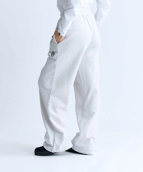 「ROXY」 スウェットパンツ LARGE ブラウン レディース_画像2