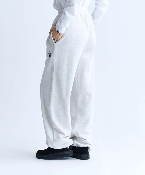 「ROXY」 スウェットパンツ LARGE ブラウン レディース_画像4