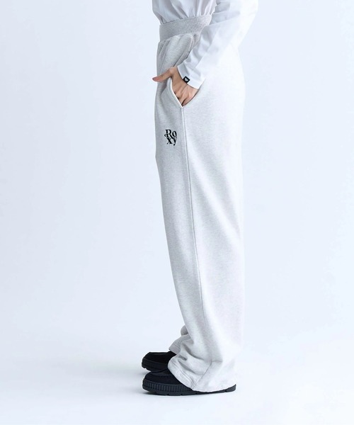 「ROXY」 スウェットパンツ LARGE ブラウン レディース_画像9