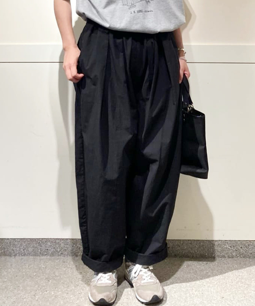 「JOURNAL STANDARD LUXE」 イージーパンツ SMALL ブラック レディース_画像4