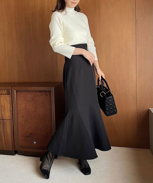 「one after another NICE CLAUP」 スカート MEDIUM ブラック レディース_画像6