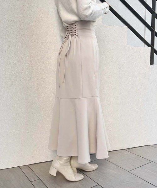 「one after another NICE CLAUP」 スカート MEDIUM ブラック レディース_画像9