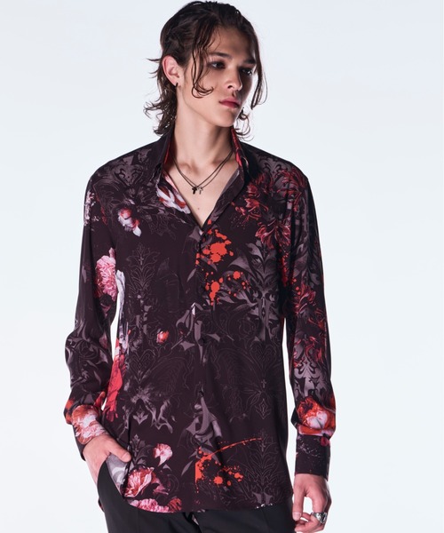 シャツ kiryuyrik/キリュウキリュウ/Goth Flora Shirt メンズの画像