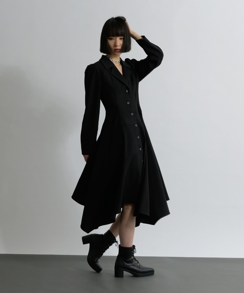 「Ellno de Mavie」 長袖ワンピース FREE ブルーグリーン レディース_画像5