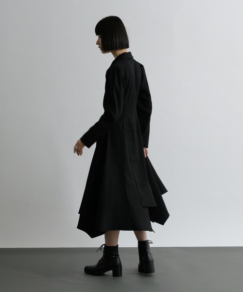 「Ellno de Mavie」 長袖ワンピース FREE ブルーグリーン レディース_画像7