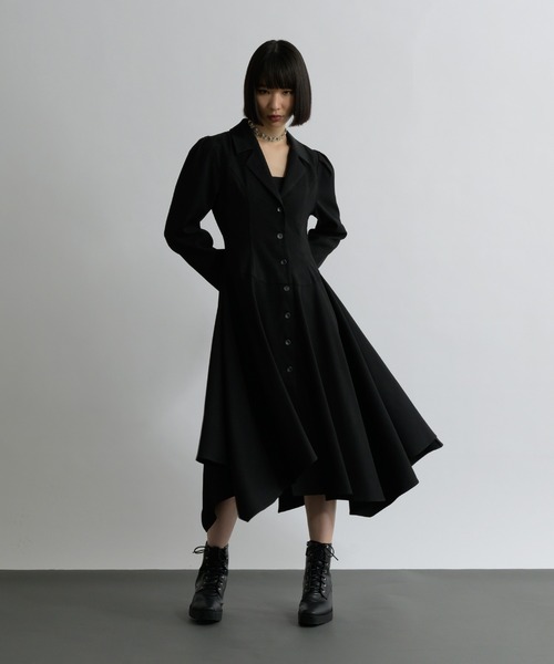 「Ellno de Mavie」 長袖ワンピース FREE ブルーグリーン レディース_画像9