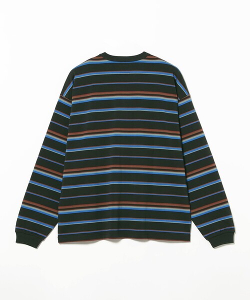 BEAMS（ビームス） tシャツ ルーズ ボーダー ロングスリーブ Tシャツ