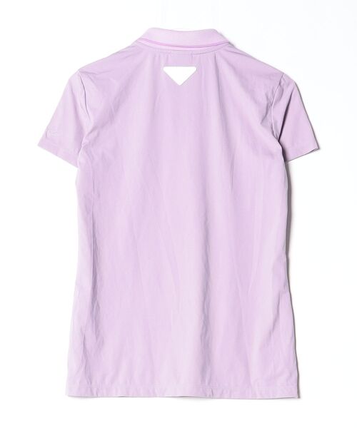 「UNITED ARROWS GOLF」 半袖ポロシャツ M パープル レディース_画像2