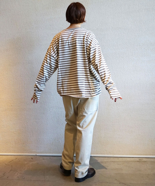 「JOURNAL STANDARD LUXE」 長袖カットソー FREE ブルー レディース_画像5