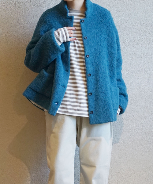 「JOURNAL STANDARD LUXE」 長袖カットソー FREE ブルー レディース_画像8