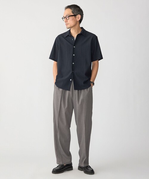 SHIPS（シップス） シャツ 半袖 SHIPS:「接触冷感」レギュラーカラー