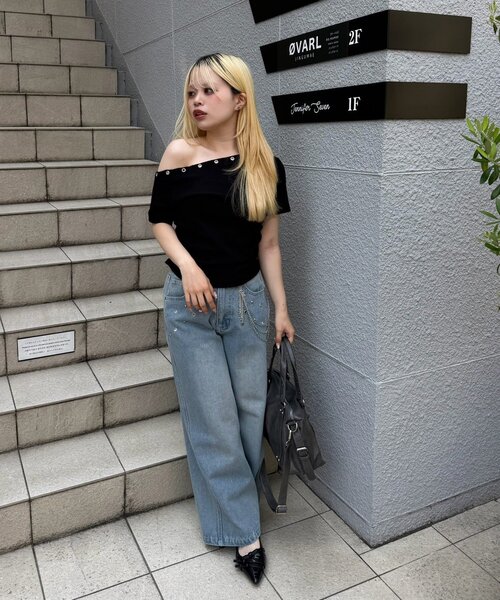 continuer de NICE CLAUP ジーンズ デニム デニムパンツ 「@_puni.moe