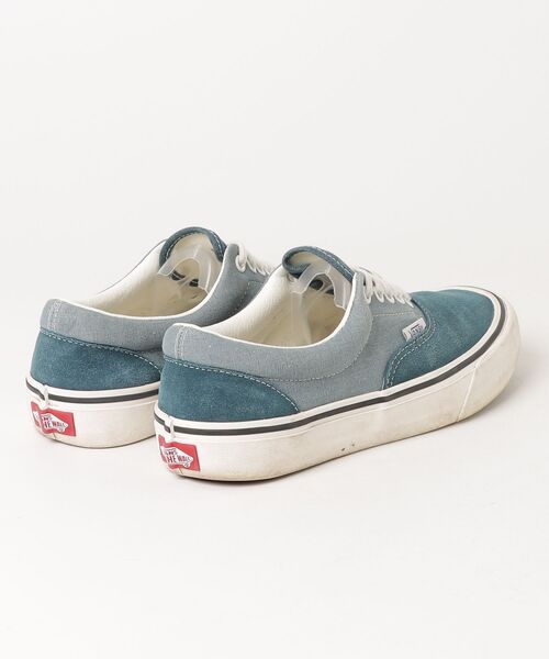 「VANS」 ローカットスニーカー 24.5cm ブルー レディース_画像2