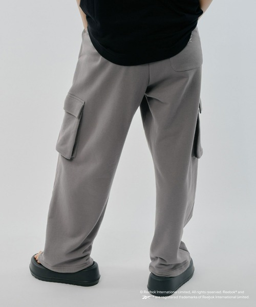 「Reebok」 スウェットパンツ MEDIUM チャコールグレー メンズ_画像2