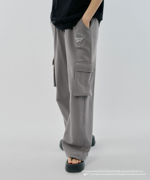 「Reebok」 スウェットパンツ MEDIUM チャコールグレー メンズ_画像4